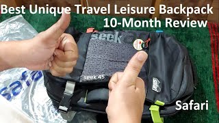 Safari Backpack Review || Seek 45L Travel Laptop Bag