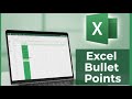 How to Add Bullet Points in Excel | Insert Bullet in Excel Easily (Bangla Tutorial)