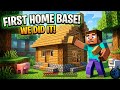 My First Minecraft Survival Base Build! (Starter House + Tour) 2026