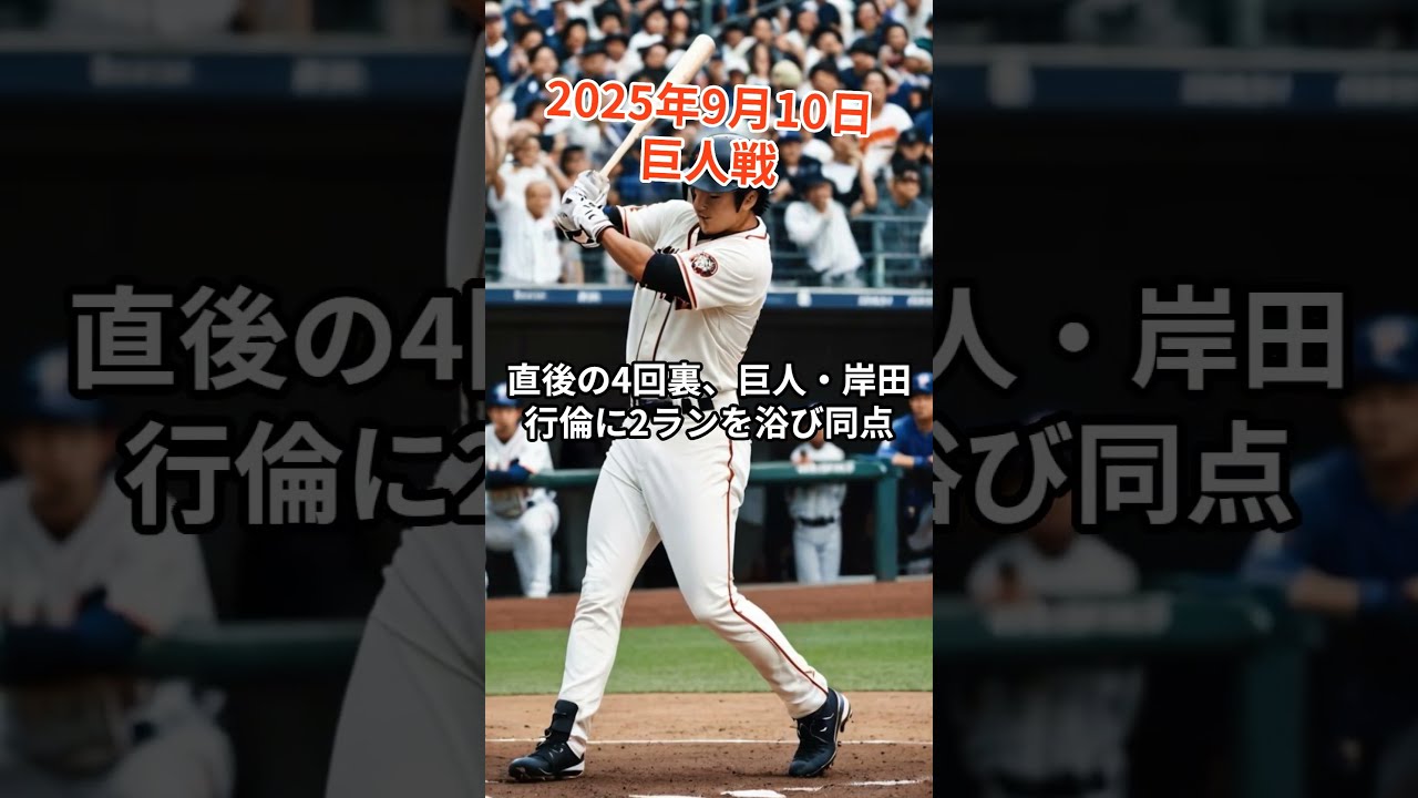 9月10日(火)広島カープVS巨人 広島 vs. 巨人(09/10)【プロ野球 広島東洋カープ主催試合 J