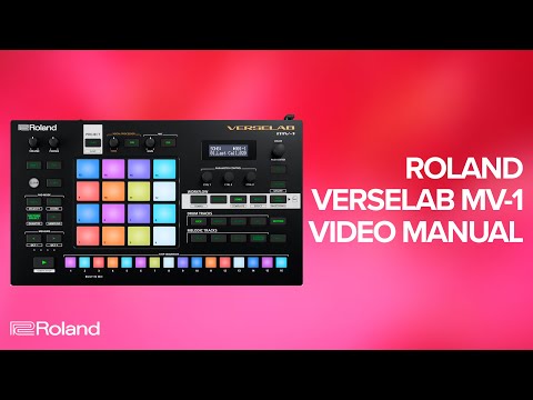 Roland VERSELAB MV-1 Song Production Studio Video Manual