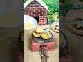 Miniature Egg Potato Omelette in My Tiny Village Kitchen 🥚🥔🔥 | Miniature Cooking