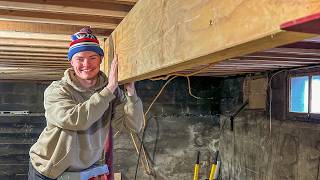 Restoring A $7,000 Mansion: Rebuilding Basement Beams