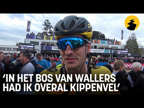Tim van Dijke na Parijs-Roubaix: "In het Bos van Wallers had ik overal kippenvel"