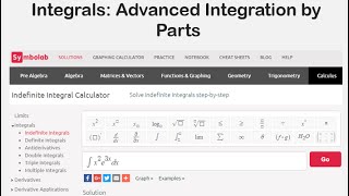 Integrals: Advanced Integration By Parts