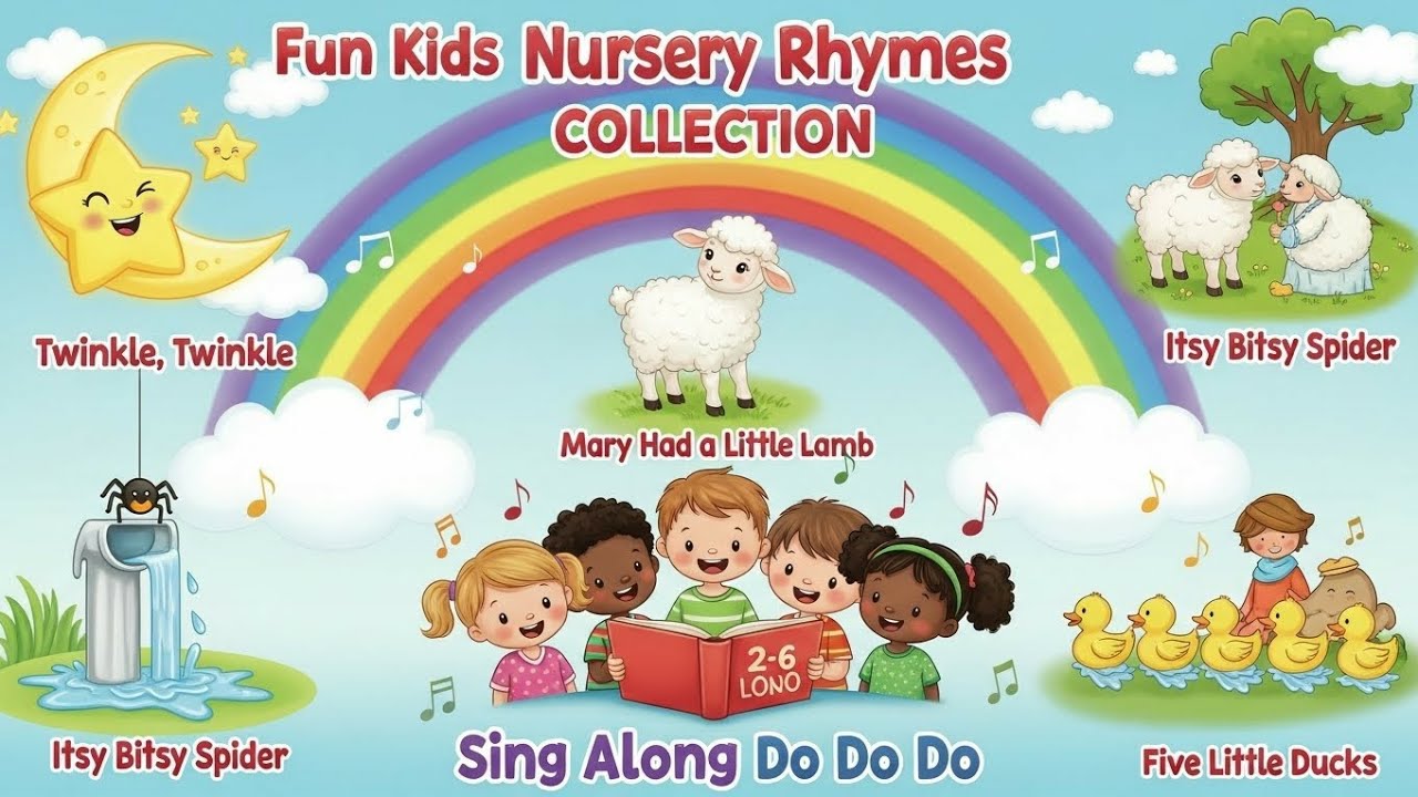 Fun Kids Nursery Rhymes Collection 🌈 | Sing Along Do Do Do 🎵 | Baby ...