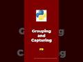 RegEx | Efficiently Group and Capture Information from Text #python #shorts