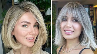 Trendy Wispy Bangs &amp; How to Match to Your Face Shape  -  Best Hairstyles for Women in 2023
