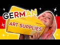 Using Art Supplies from a GERMAN Subscriber!