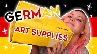 Using Art Supplies from a GERMAN Subscriber!