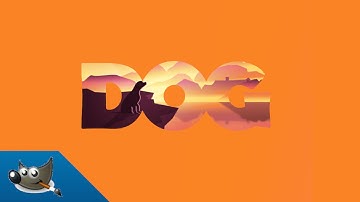 Image Inside Text | GIMP Tutorial