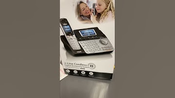 How to register Vtech 2- line cordless phone digital answering system Dect 6.0