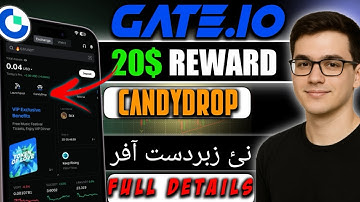 Gate.io exchange new candy top 20$ offer || free mai 20$ earn karo 