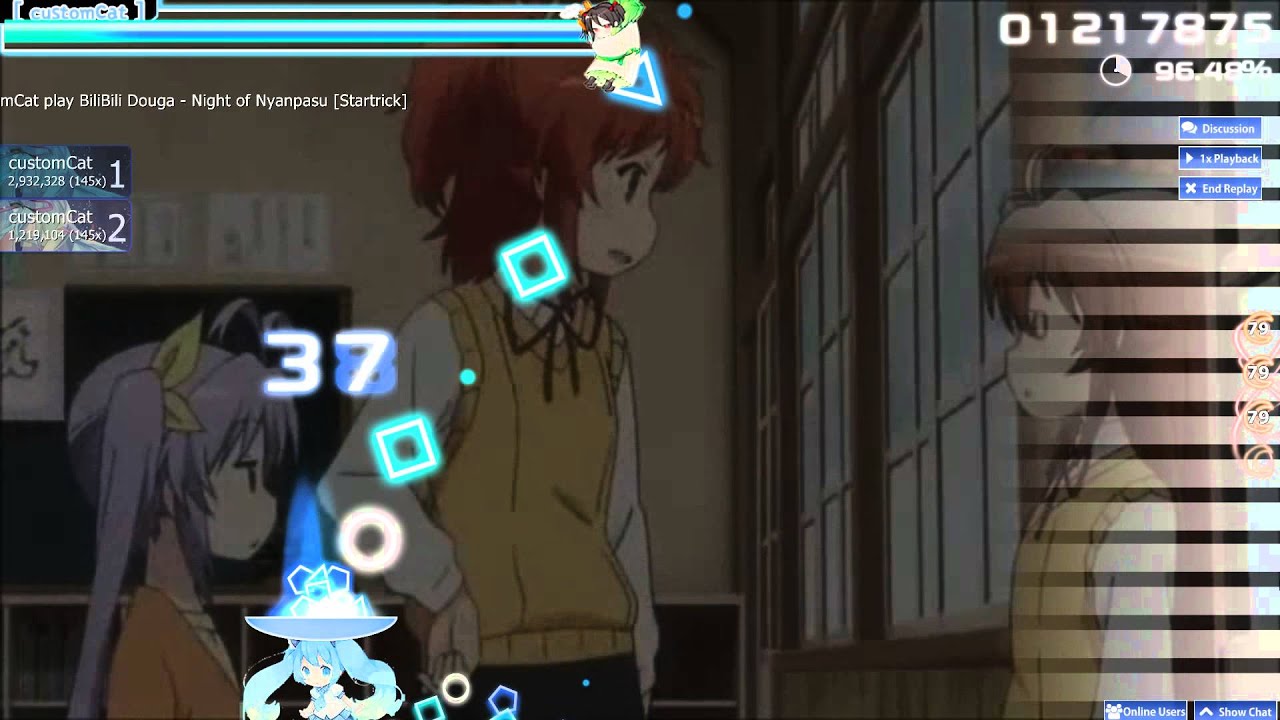 [osu! catch the beat] BiliBili Douga - Night of Nyanpasu [Startrick]