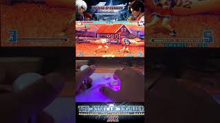The Ultimate Speed vs Mind Power Battle!🔥 #gamingshorts #kof #streetfighter #gaming #sega #kof2002