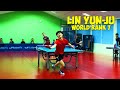 I played against world no7 lin yunju