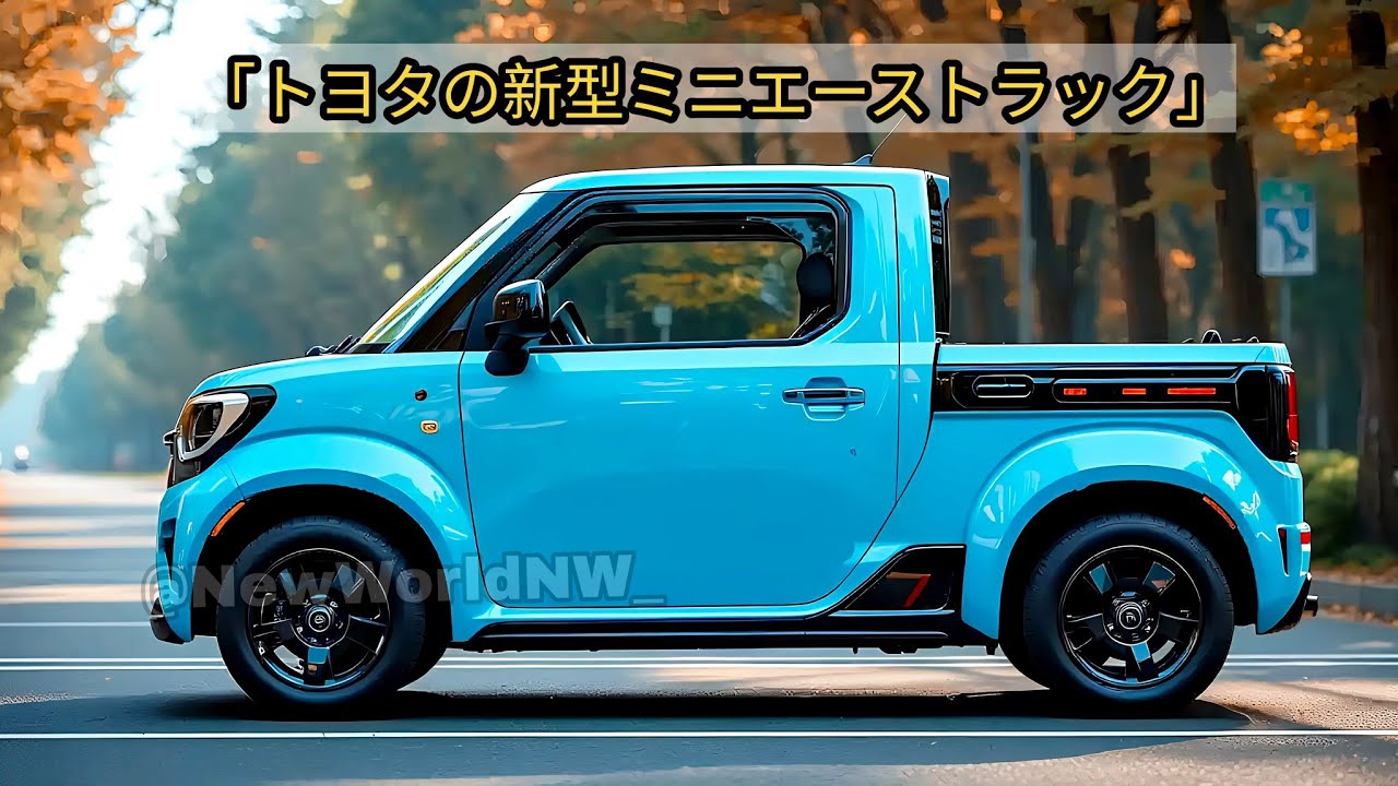 すごい😱「トヨタの新型ミニエーストラック」が登場！圧倒的なデザイン、パワフルなパフォーマンス、そして100万円という価格が市場に衝撃を与える！🔥