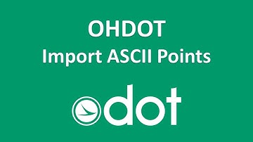 OHDOT Import ASCII Points