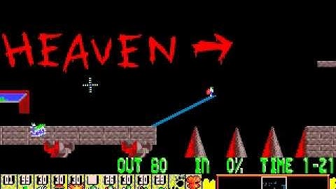 Lemmings PC - Taxing - Level 3