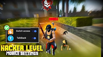 Switch Access & TalkBack Settings Free Fire || 0% Recoil 95% Headshots || Brazil Settings 2025 ⚙️