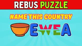 REBUS PUZZLE | Can You Guess It From The CLUE 📍🍓🔥| Part-5