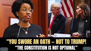 "JE KUNT DE GRONDWET NIET HERSCHRIJVEN!" DEMOCRAAT STELT NOEM IN STICKS WEGENS MACHTSMISBRUIK