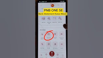 PNB ONE se statement kaise nikale | pnb account statement download | PNB Statement PDF Password