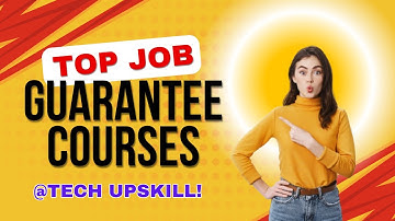 Top Job Guarantee Courses at Tech Upskill #job #tech