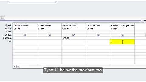 Microsoft Access: How to Use a Compound Criterion Involving OR