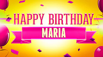 Happy Birthday Maria