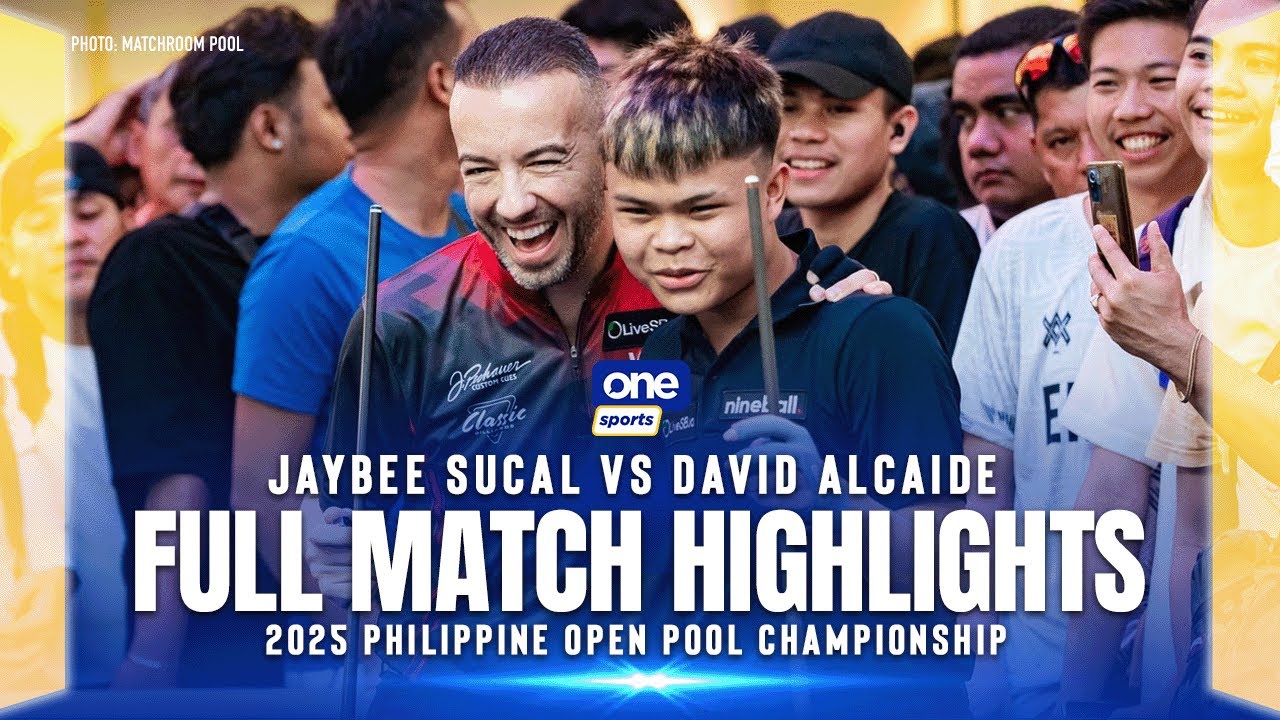 DAVID ALCAIDE vs. JAYBEE SUCAL | FULL MATCH HIGHLIGHTS | 2025 PHILIPPINE OPEN