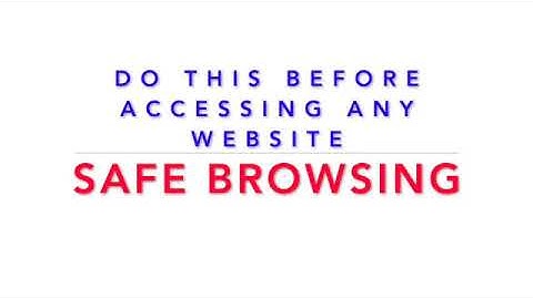 How to do safe browsing | How to save yourself from Malware & Phishing | Safe website detection