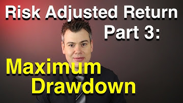Maximum Drawdown:  Risk Adjusted Return Series part 3