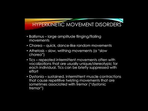 Video: Is Parkinson se hipokineties of hiperkineties?