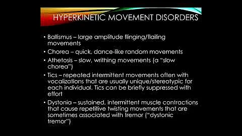 Hypokinetic Movement Disorders