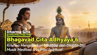 Dharma Gita  Bhagavad Gita Adhyaya 6  Krishna Mengajarkan Meditasi Dan Disiplin  Spiritual Musik