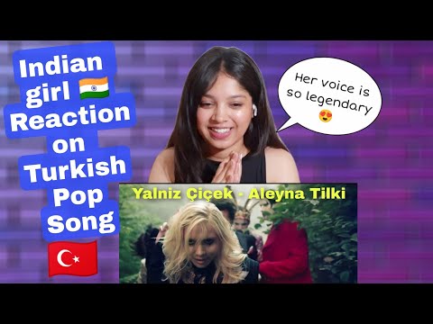 Indian girl 🇮🇳 reaction on Turkish  pop song🇹🇷// #aleynatilki //Hintli kıza Türk pop şarkısına tepki