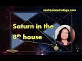 SATURN IN THE 8TH HOUSE of the birth chart - Vedic Astrology
