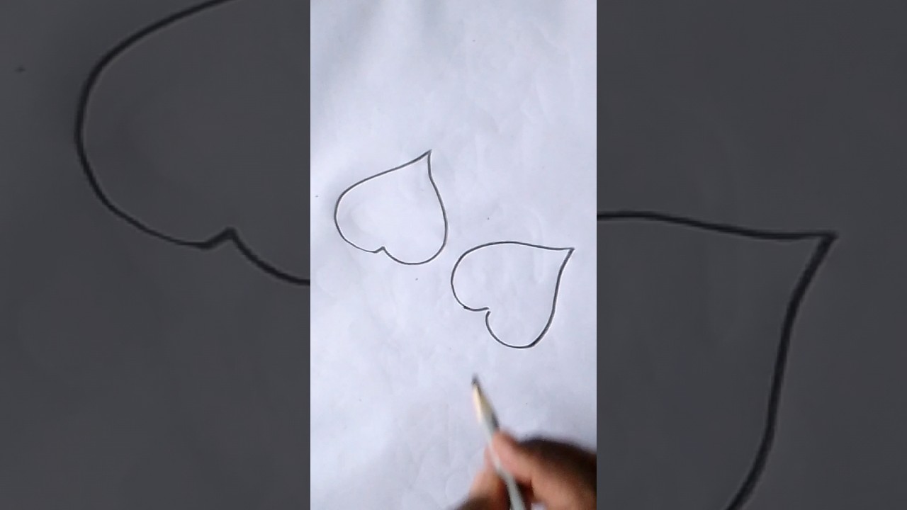 Line drawing of two leaves