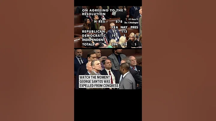 Watch the moment George Santos was expelled from Congress