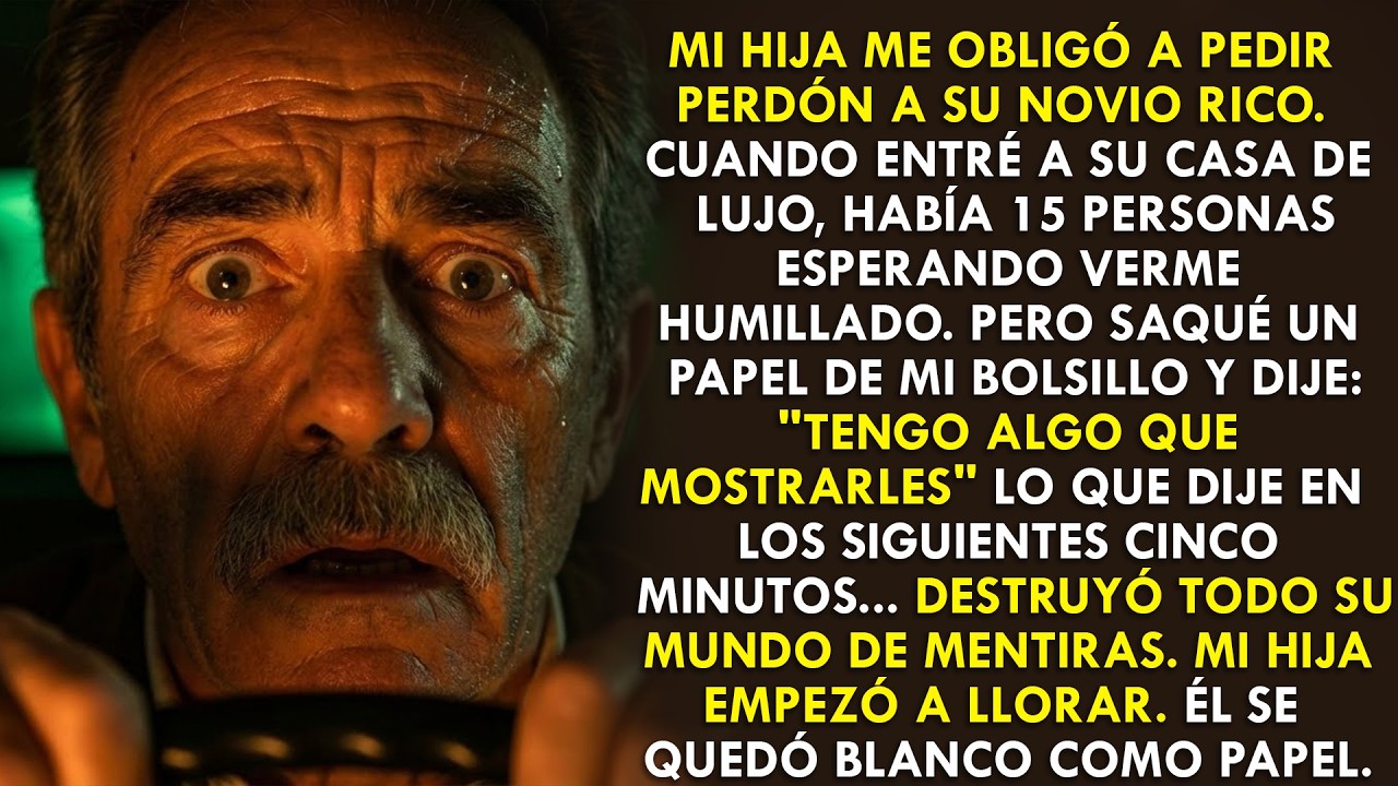 Mi Hija Me Obligó a Pedir Perdón a Su Novio Rico — Pero Mis Palabras Destruyeron Todas Sus Mentiras