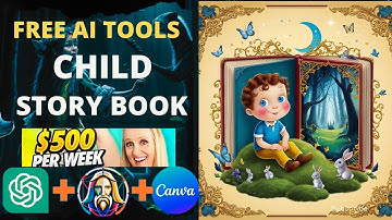 How to Earn Money Create STORY BOOK For Kids Using Free AI Tools. Chat GPT | LeonardoAI | Canva