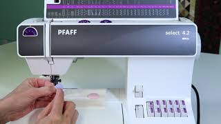 Information Pfaff Select 4.2  29 Sewing on Buttons Guide