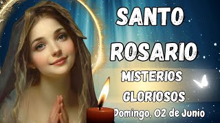 📿SANTO ROSARIO A LA VIRGEN MARÍA.💕 MISTERIOS GLORIOSOS. DOMINGO, 2 DE JUNIO. #rosario