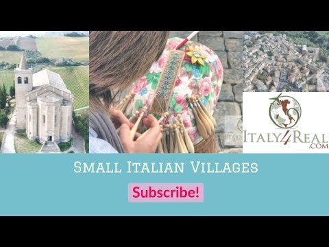 Small Italian Towns Offida Italy 4K HD Italy4Real