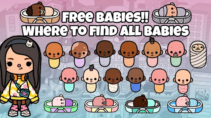 TOCA BOCA FREE BABIES | Where To Find ALL BABIES in Toca Life World 🌍🚼 | NecoLawPie