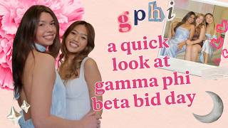 A Quick Look at Gamma Phi Beta Bid Day 💖