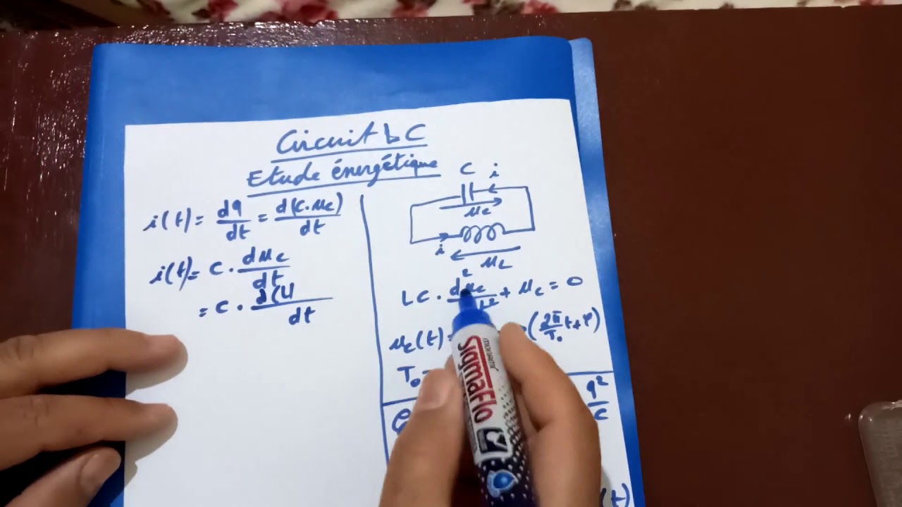 2 bac - Circuit LC : Etude énergétique - انحفاظ الطاقة الكلية
