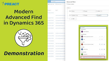 Demonstrating Modern Advanced Find for Dynamics 365 & Power Apps