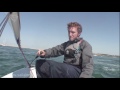 How to Sail - How to tack (turn around) a one person sailboat
